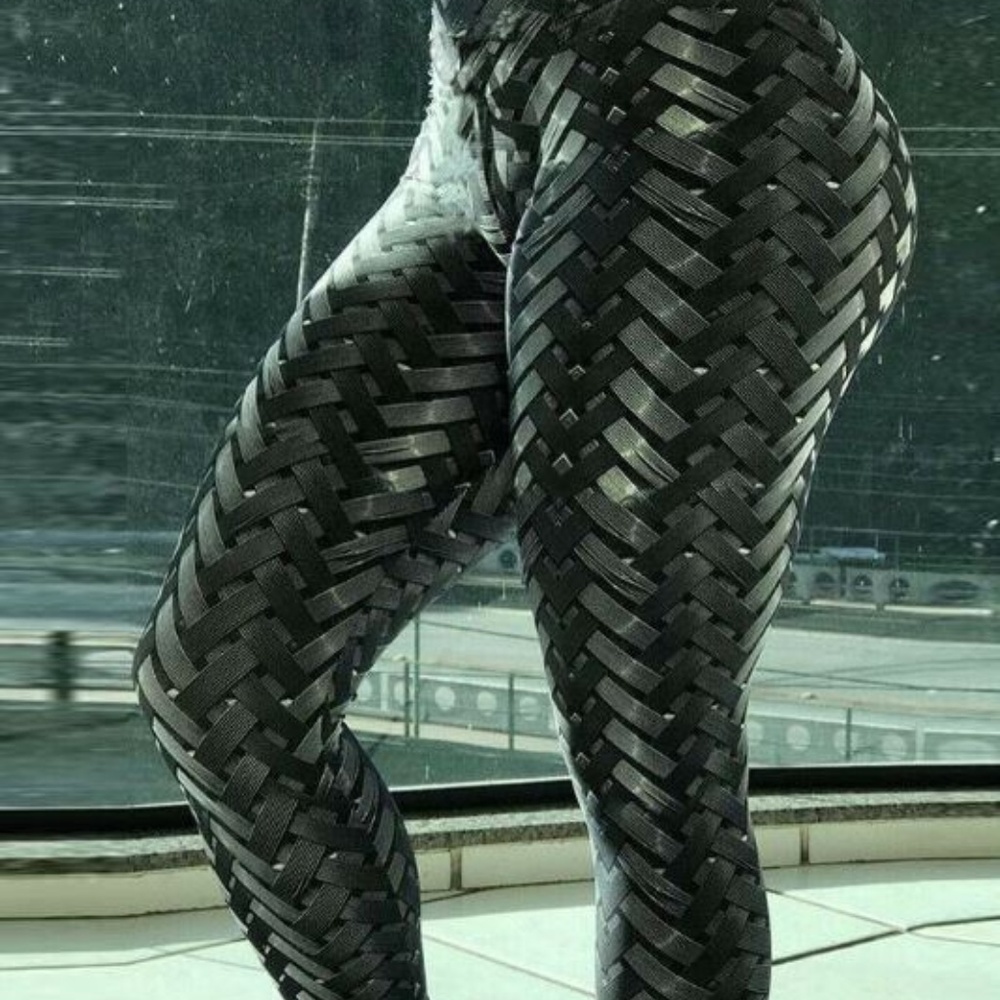 3D Print  Compression leggings High waist - Picture 3 of 8